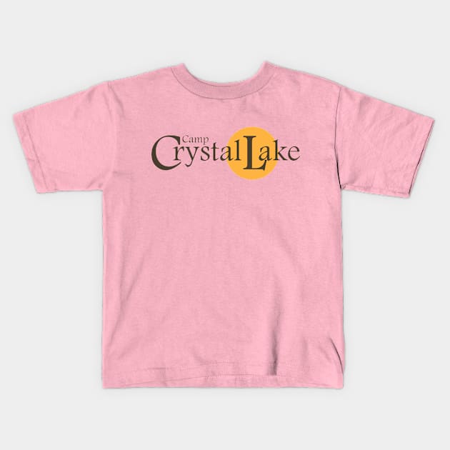 Camp Crystal Lake Kids T-Shirt by INLE Designs